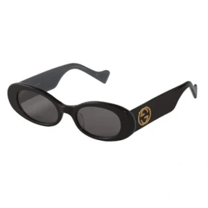 Gucci Gg0517S 001 Oval Shape Negro Transferencia Blanco Original