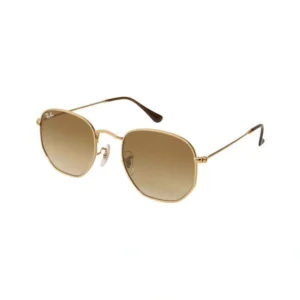 Ray Ban Rb3548n 001/51 Hexagonal Flat Cafe Degradado Dorado