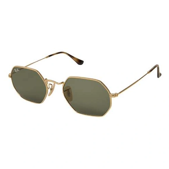 Ray Ban Rb3556n 001 Octagonal Flat G-15 Gold Classic - Image 2