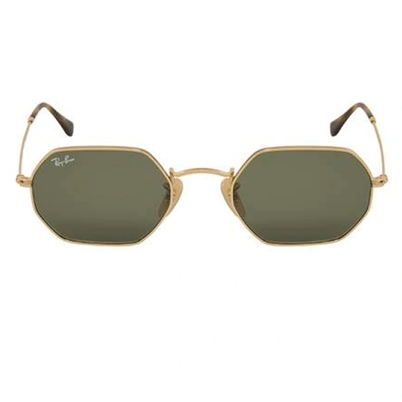 Ray Ban Rb3556n 001 Octagonal Flat G-15 Gold Classic