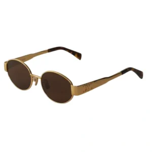 Celine Oval Shape Coffe Gold